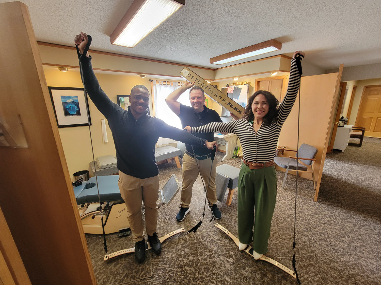 Group of People using Posture Flex